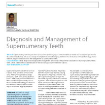 Supernumerary teeth