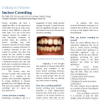 Incisor crowding